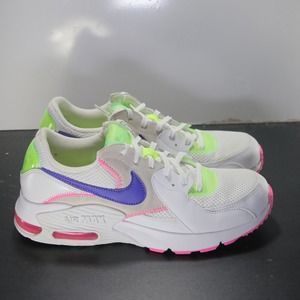 Nike Air Max Excee Sz 9 Womens 006504 White Blue Pink Running Athletic Sneakers